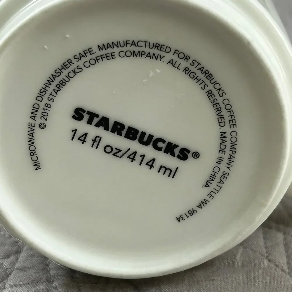 Starbucks Coffee Company Mug Seattle WA Est. 1971 14 oz. 1998 Great Condition
